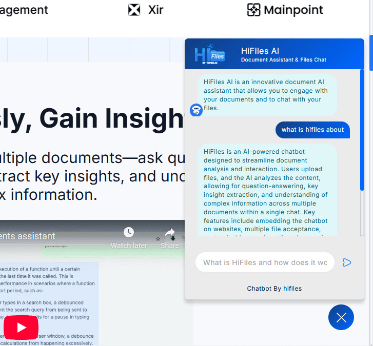 Embed Chatbot